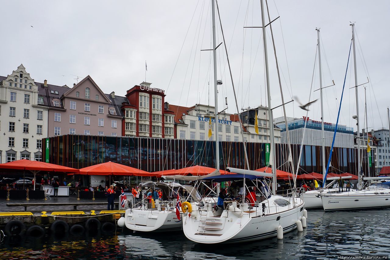 Разноцветные домики и рыбный рынок! Это Берген Берген, Норвегия
