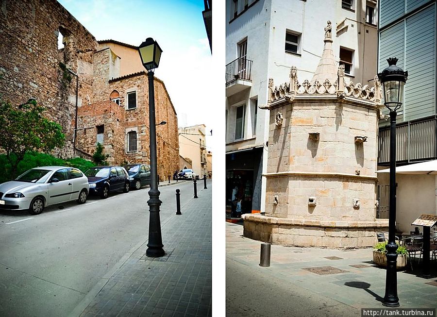 В этой части города расположена еще одна из достопримечательностей Бланеса –  готический фонтан. Как утверждают источники, фонтан построен в XV веке, и украшен фигурками горгулий, правда, раньше он стоял в центре площади, но потом его перенесли поближе к зданиям.