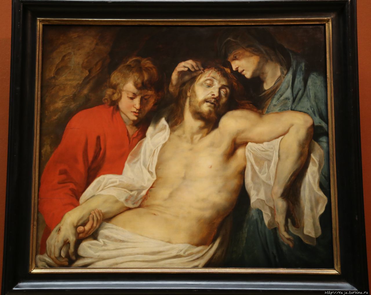 Рубенс. Оплакивание Христа апостолом Иоанном и Марией Вена, Австрия