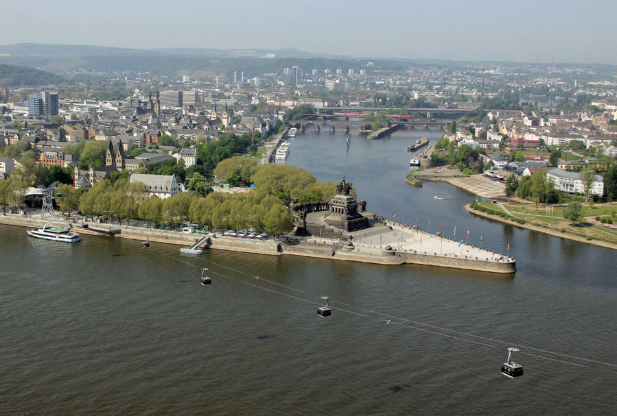 из интернета — Deutsches Eck Кобленц, Германия