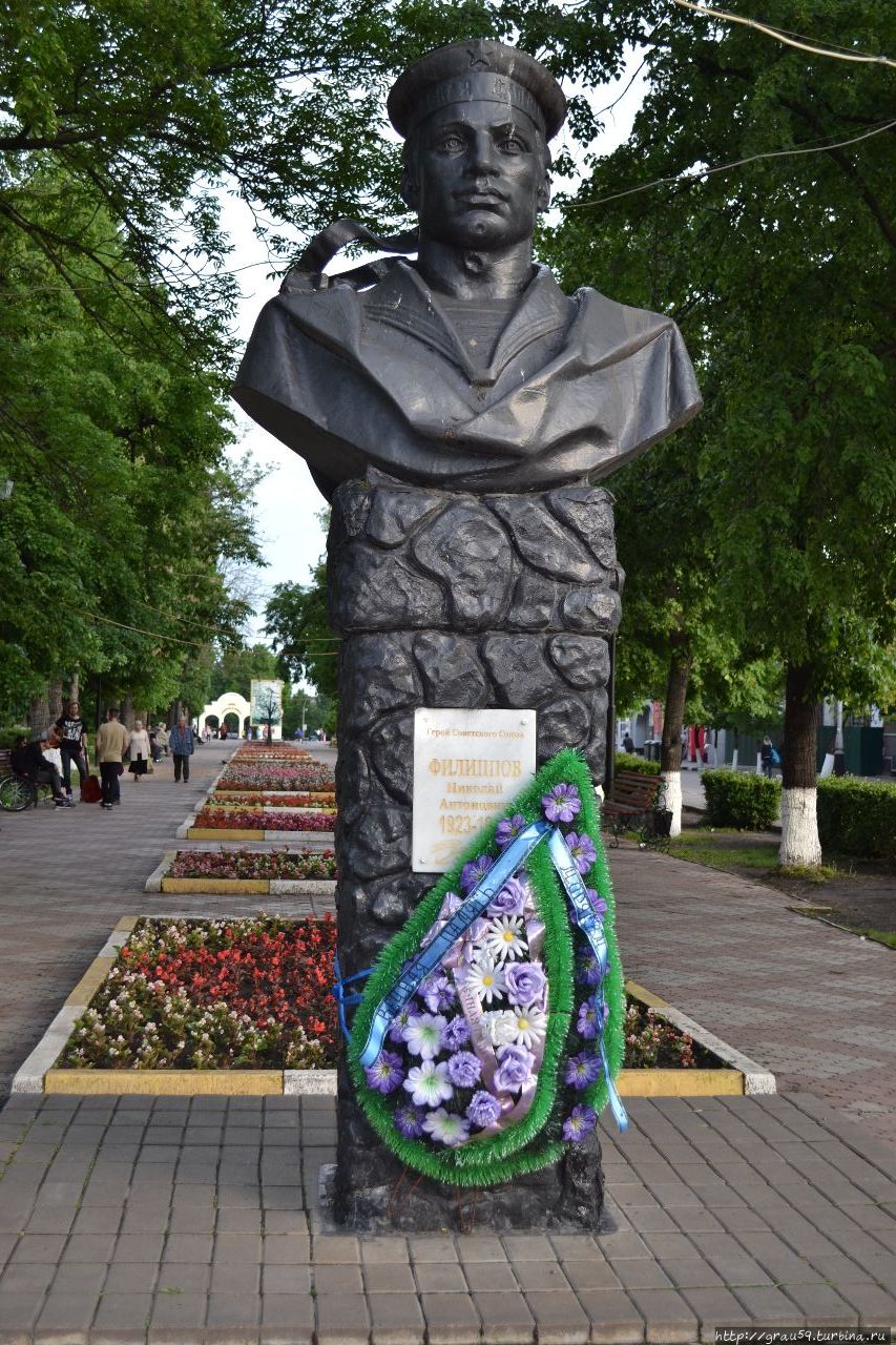 Памятник Н. А. Филиппову Мичуринск, Россия