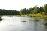 Река Воря в имении Абрамцево.