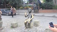 Уличные скульптуры в Тбилиси