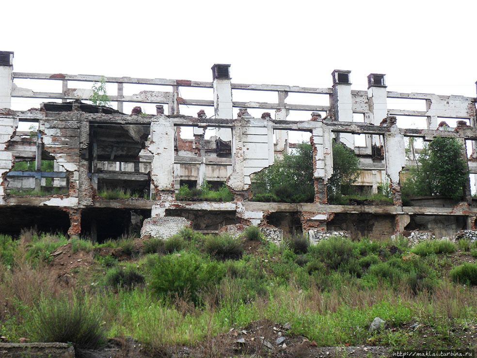 Развалины обогатительной фабрики. Из интернета Туим, Россия