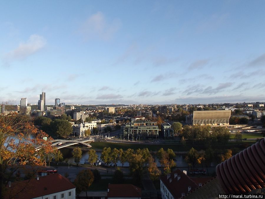 Вильнюс_Панорама нового города с Замковой горы Литва