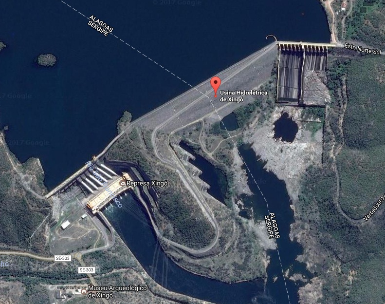 ГЭС и водохранилище Шинго Каниндэ-де-Сан-Франциско, Бразилия