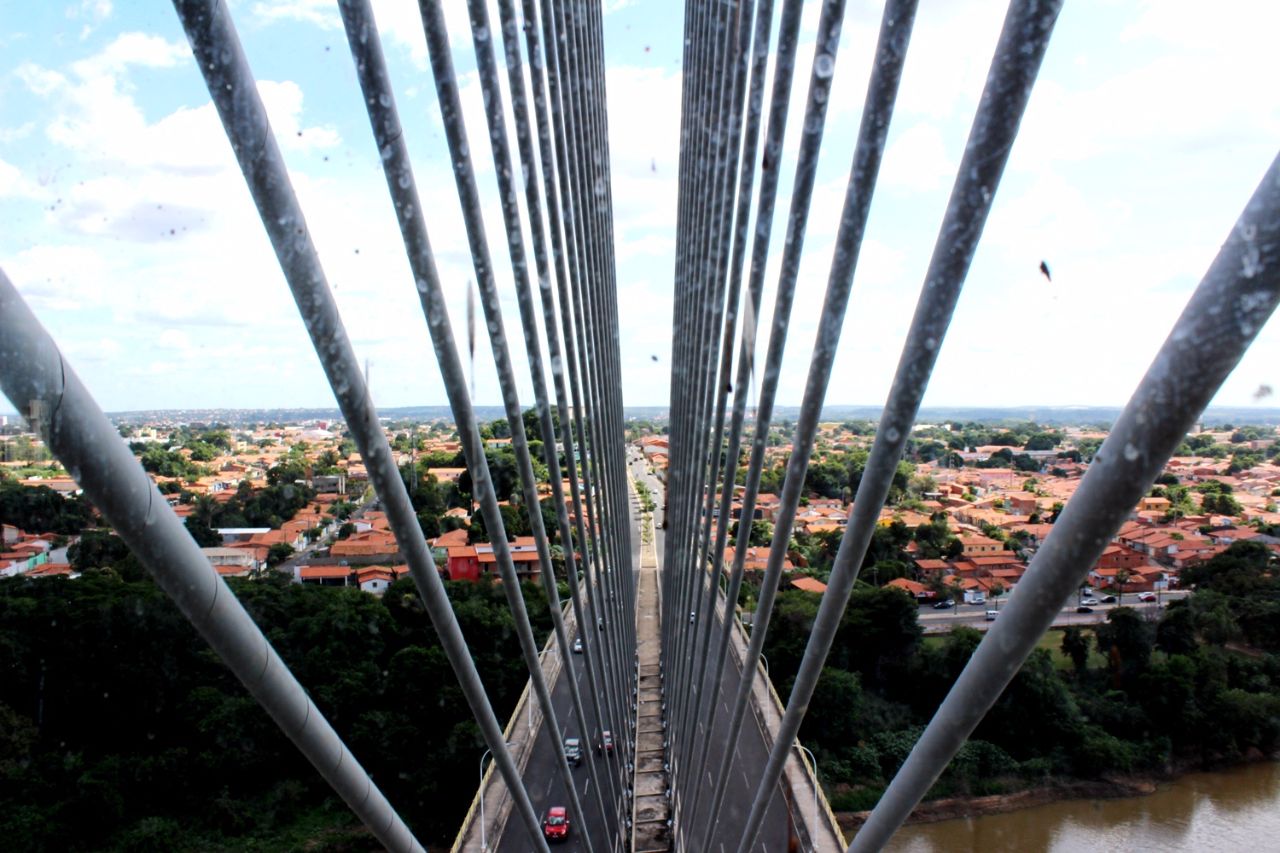 Вантовый мост с панорамной площадкой Терезина, Бразилия
