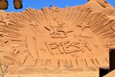 Международный фестиваль скульптур из песка ( FIESA ) в Пера, Португалия
