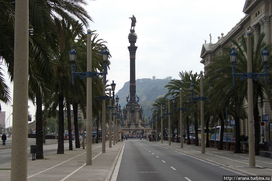 Монумент Колумбу Барселона, Испания