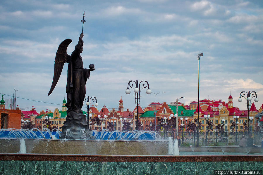 фонтан Архангел Гавриил Йошкар-Ола, Россия