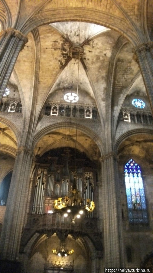 Кафедральный собор- главный собор Барселоны Барселона, Испания