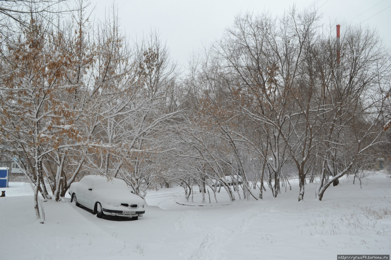 От снега город белый... Саратов, Россия