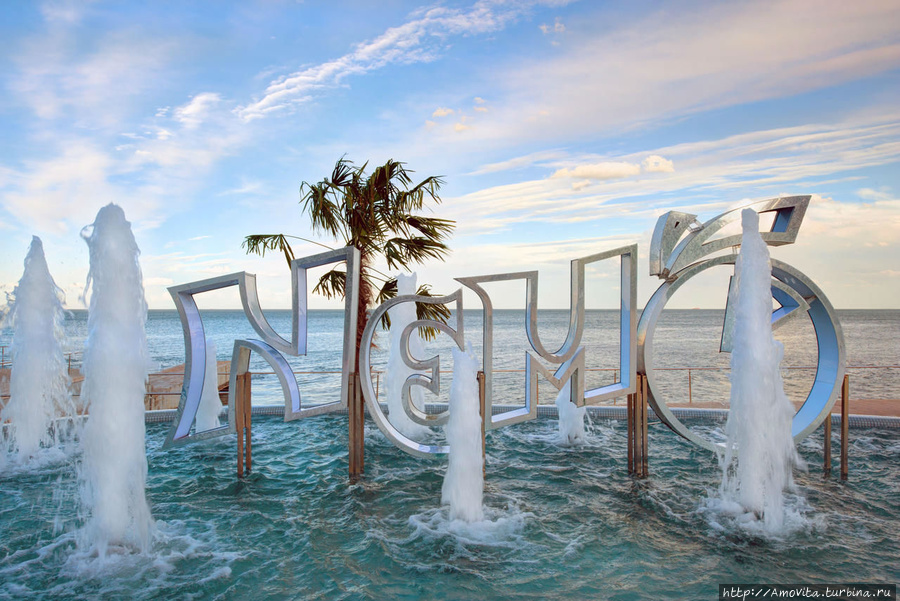 фонтаны на набережной Одесса, Украина