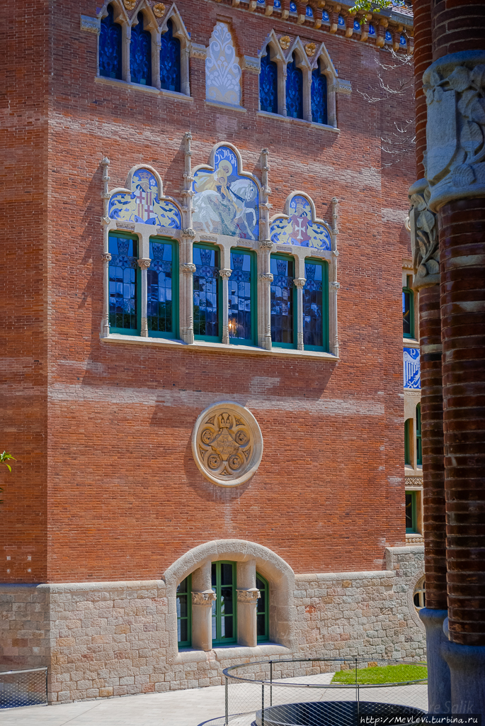 Внутри Hospital de Sant Pau Барселона, Испания