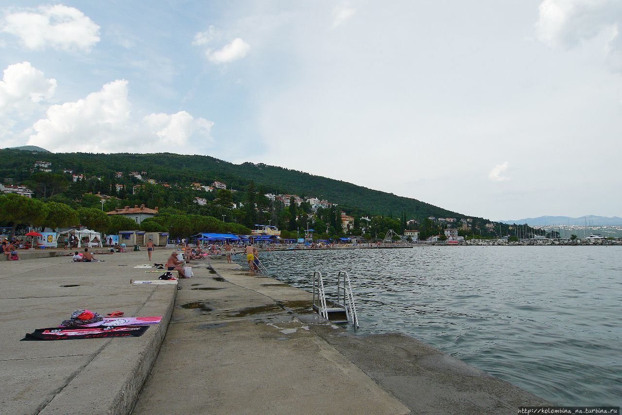 Бетонный пляж Ичици, Хорватия