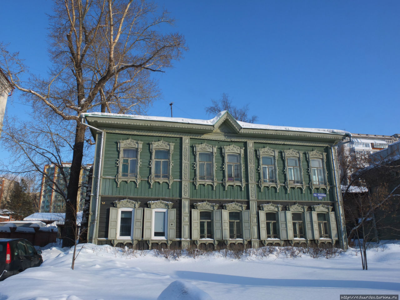 Ещё немного деревянного зодчества из славного города Томска Томск, Россия