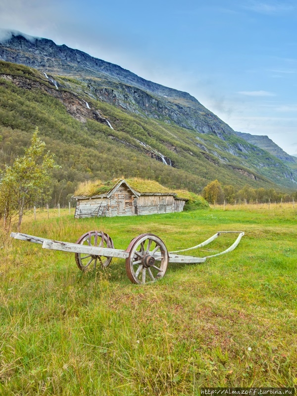 Саамская ферма Холменес, Биртаварре, Северная Норвегия.