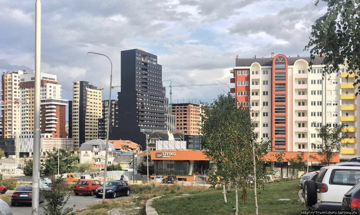 Типичные новые жилые районы Приштины Приштина, Республика Косово