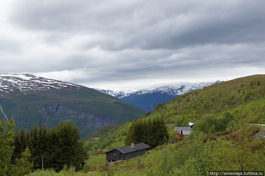 Картинки Сталхейма, Фломской долины и Снежной дороги Аурланд, Норвегия