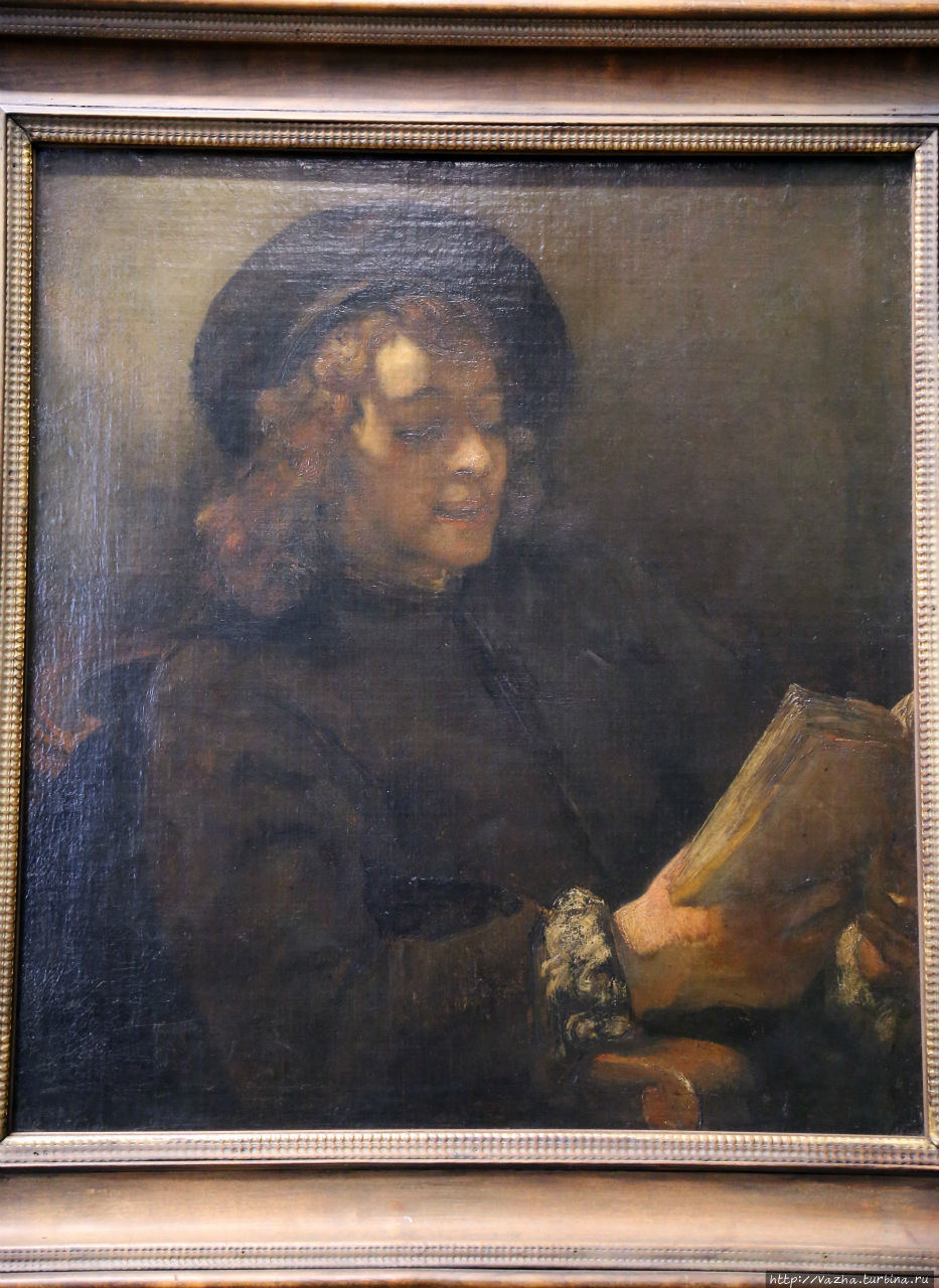 Рембрандт. Портрет Титуса читающего книгу Вена, Австрия