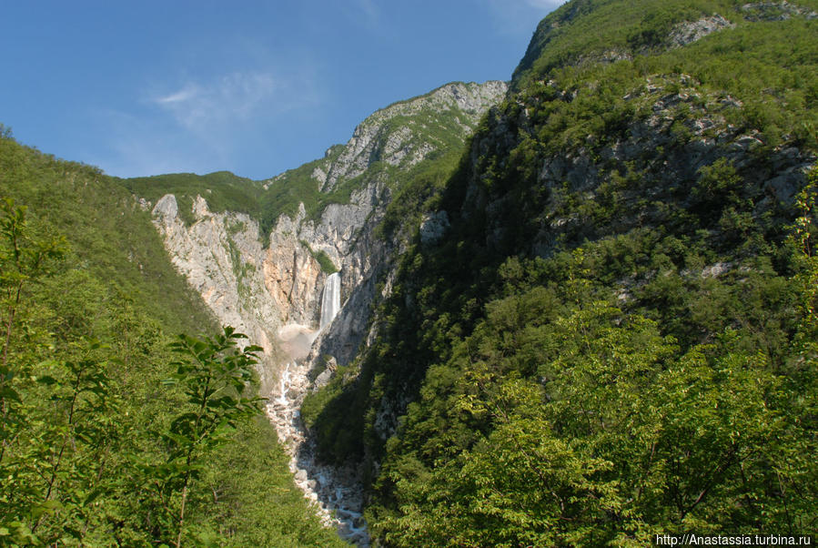Виды реки Сочи Соча, Словения