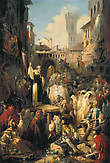Картина русского художника Ломтева «Проповедь Савонаролы во Флоренции» (фото из интернета)