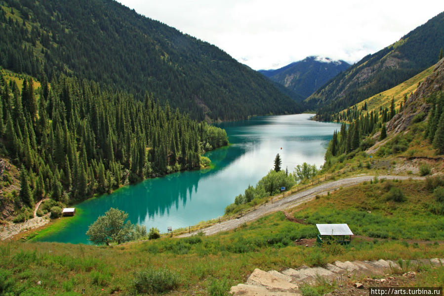 Поездка на Кольсайское горное озеро Кольсайские Озера Национальный Парк, Казахстан