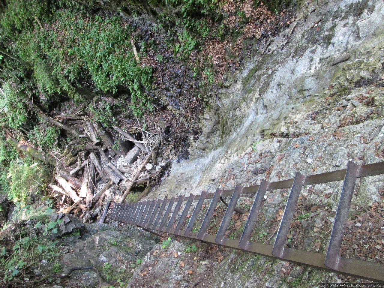 Последний водопад, вид сверху Попрад, Словакия