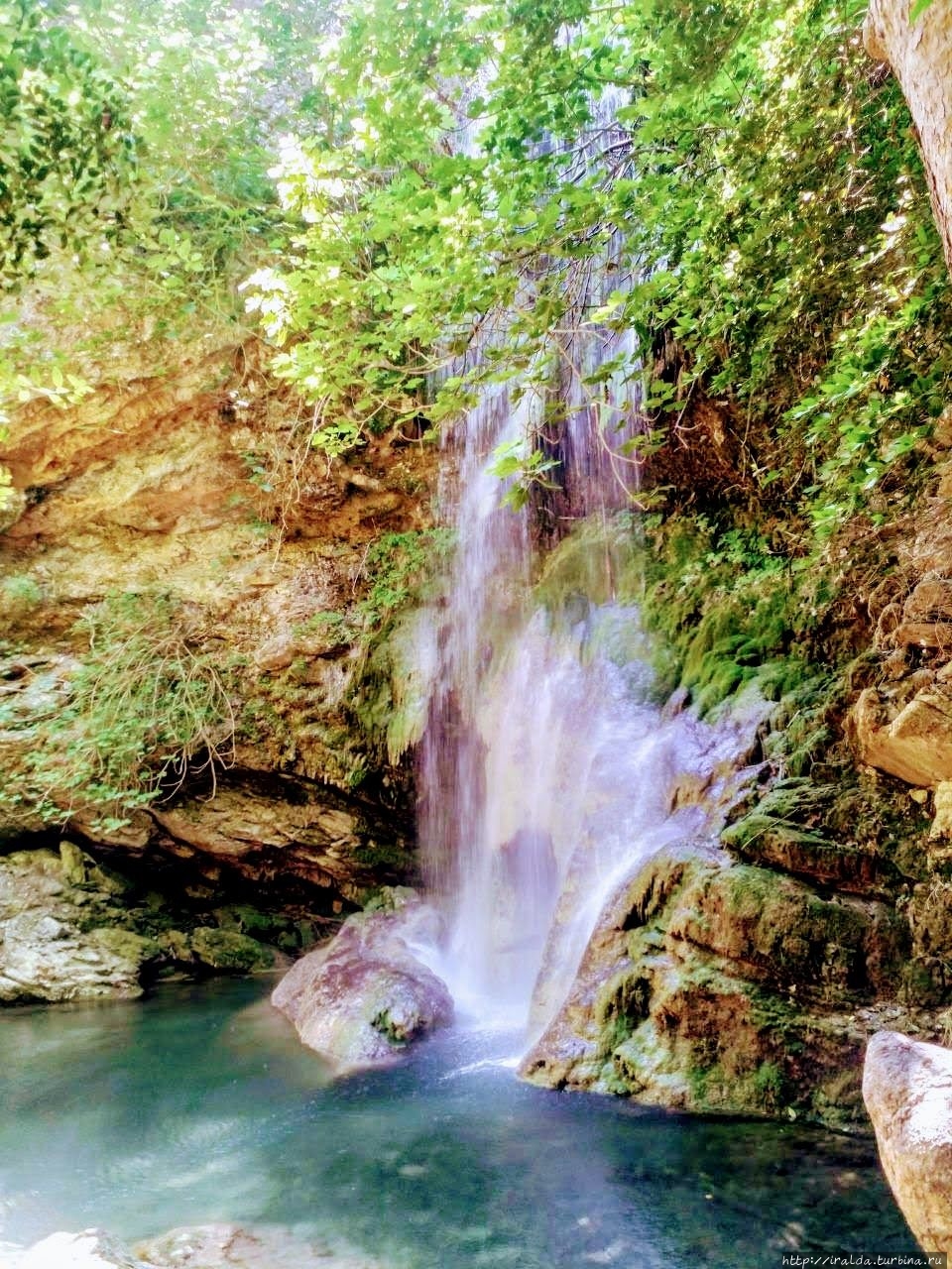 Водопад Фонисса Остров Китира, Греция