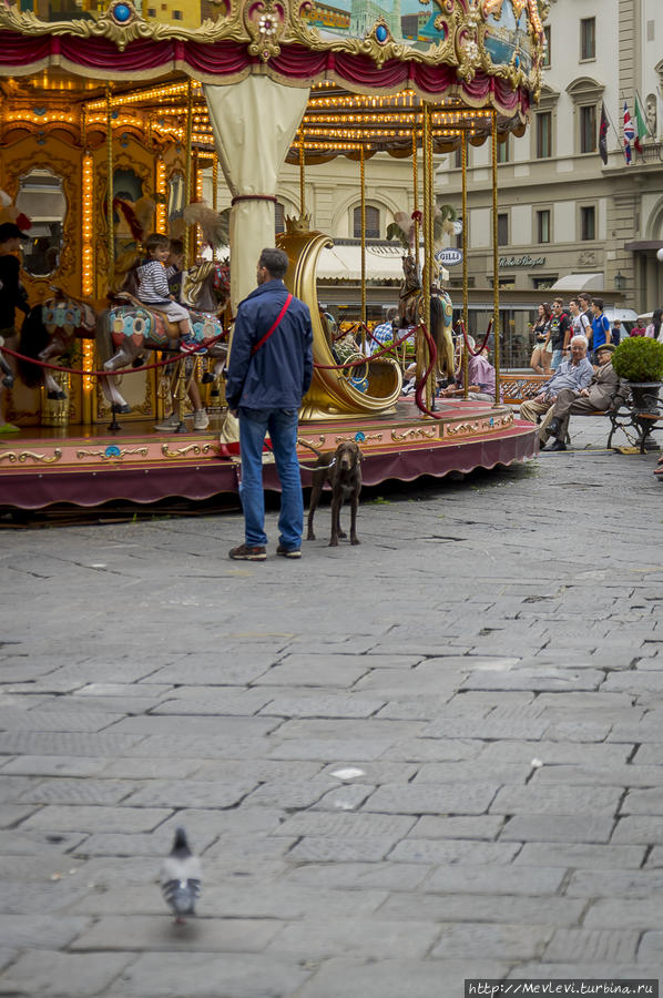 Флоренция. Площадь Республики Флоренция, Италия