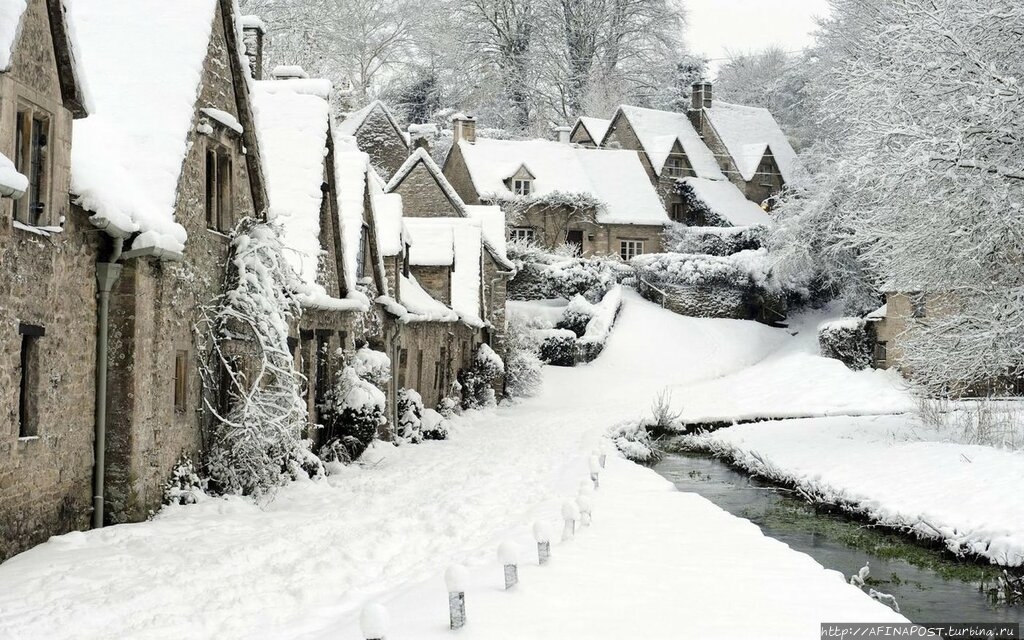 Деревня Бибери Бибёри, Великобритания
