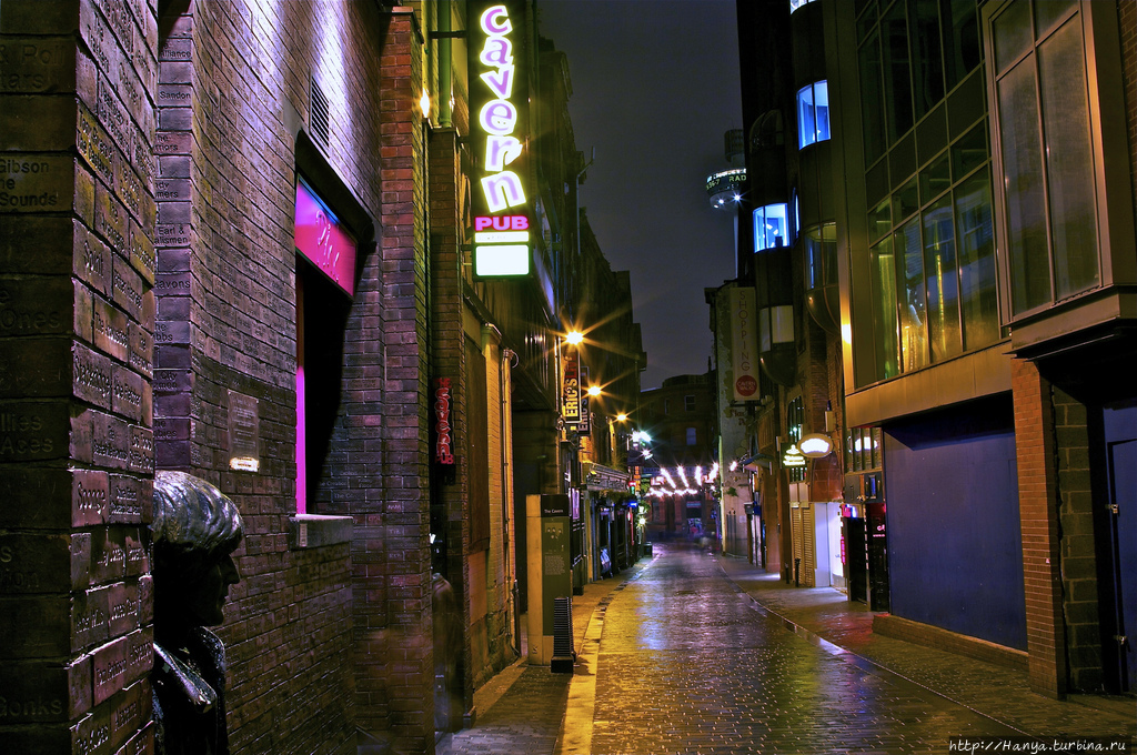 Мэтью стрит в Ливерпуле. Фото из интернета Ливерпуль, Великобритания