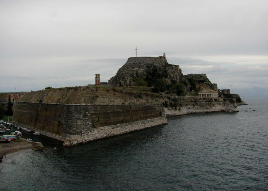 Византийская крепость — ещё одно из знаменитых мест острова. Корфу, остров Корфу, Греция