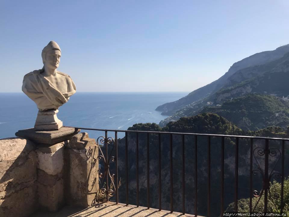 Ravello:villa Cimbrone в августе Равелло, Италия