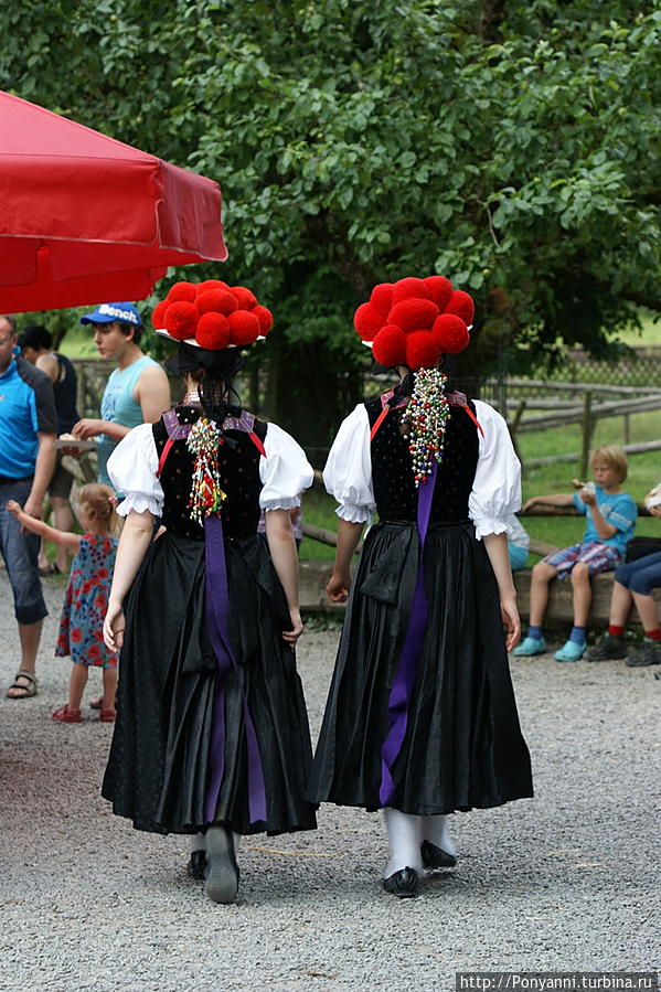 Участники фестиваля народного танца Гутах, Германия