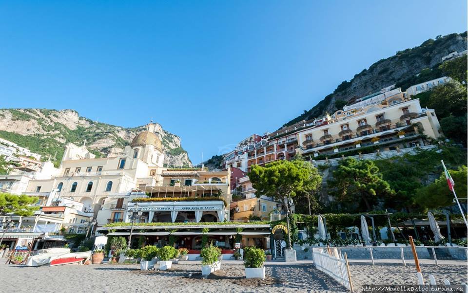 Набережная Lido di Positano Позитано, Италия