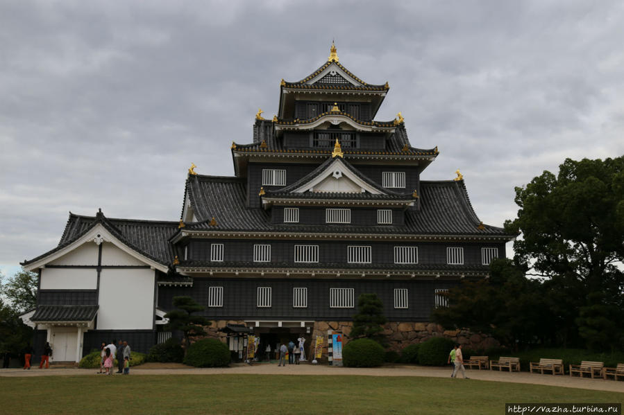 Замок чёрный ворон. Окаяма Окаяма, Япония
