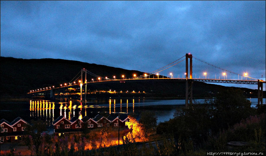 Мост Tjeldsundbrua или Начало путешествия по Лофотенам Острова Лофотен, Норвегия