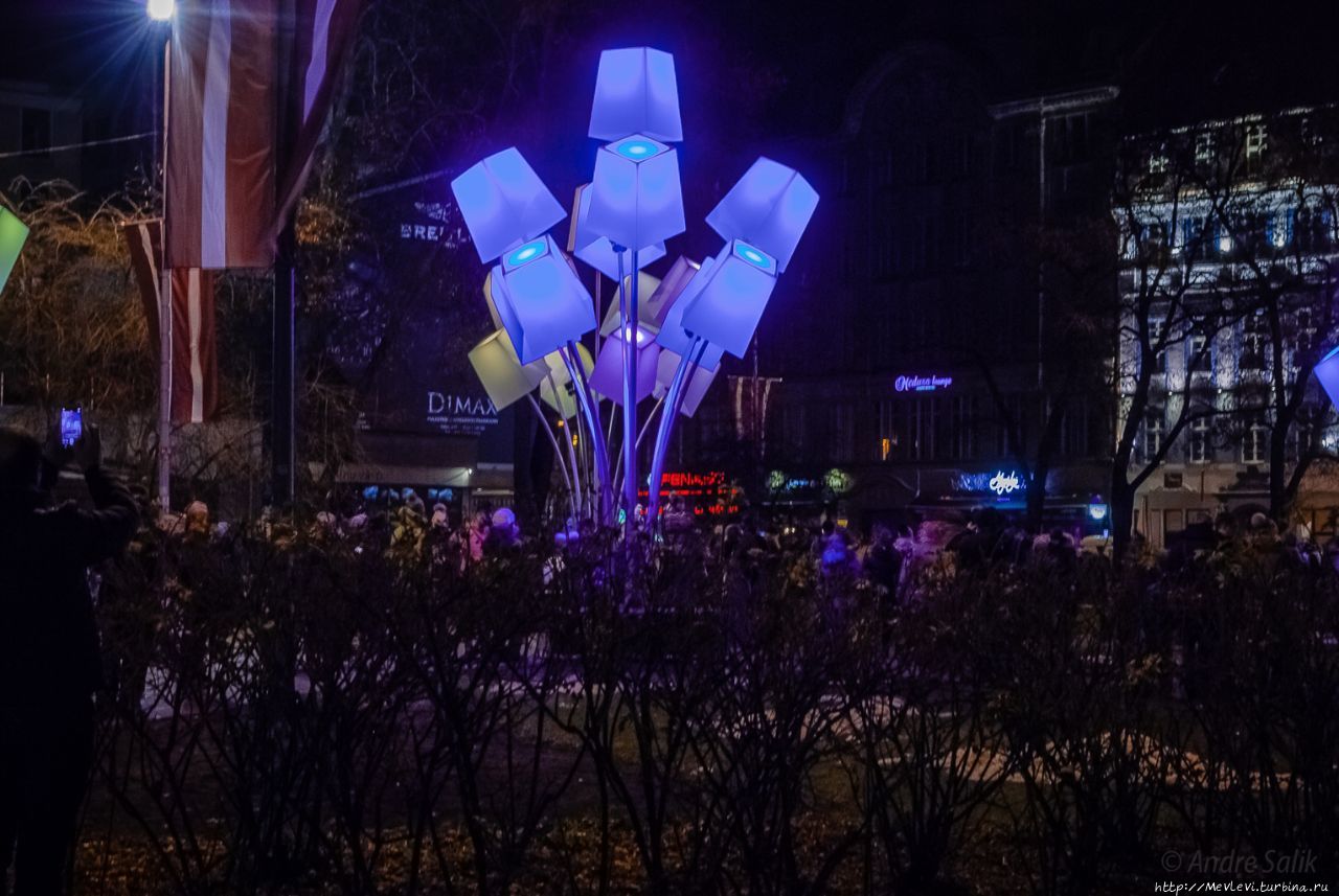Фестиваль света Рига сияет 2016 Рига, Латвия