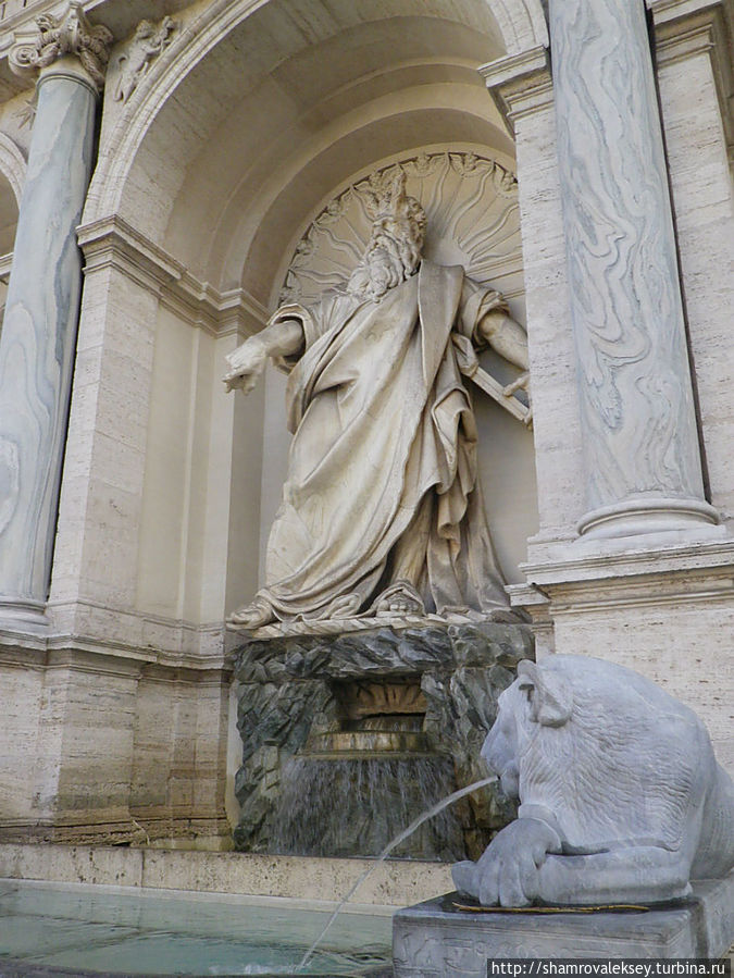 Фонтан Моисея Рим, Италия