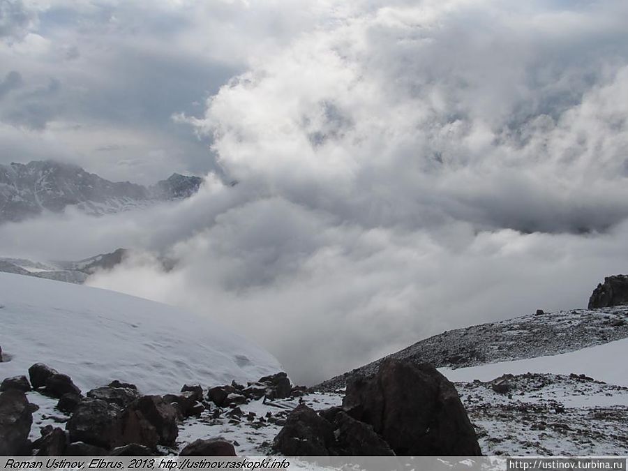 О восхождении на Эльбрус-2013(западная вершина, южный склон) Кабардино-Балкария, Россия