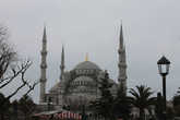 Голубая мечеть, вид из Площади Султанахмет