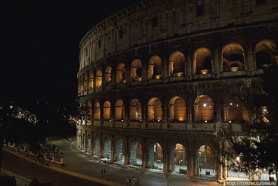 Ночь и Рим Рим, Италия