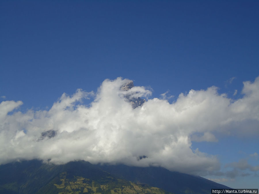 Извержение Тунгурауа Баньос, Эквадор