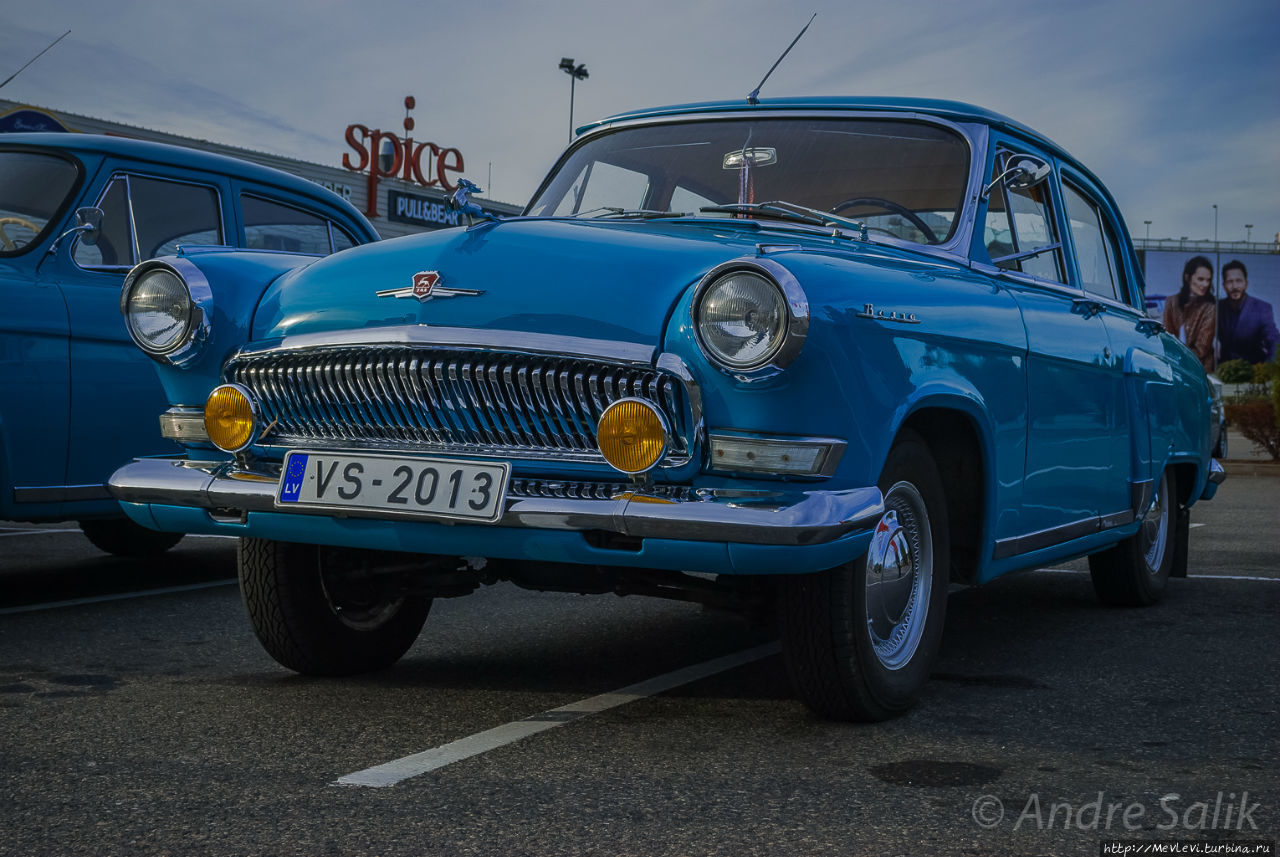 Клуб антикварных автомобилей советских автомобилей Рига, Латвия