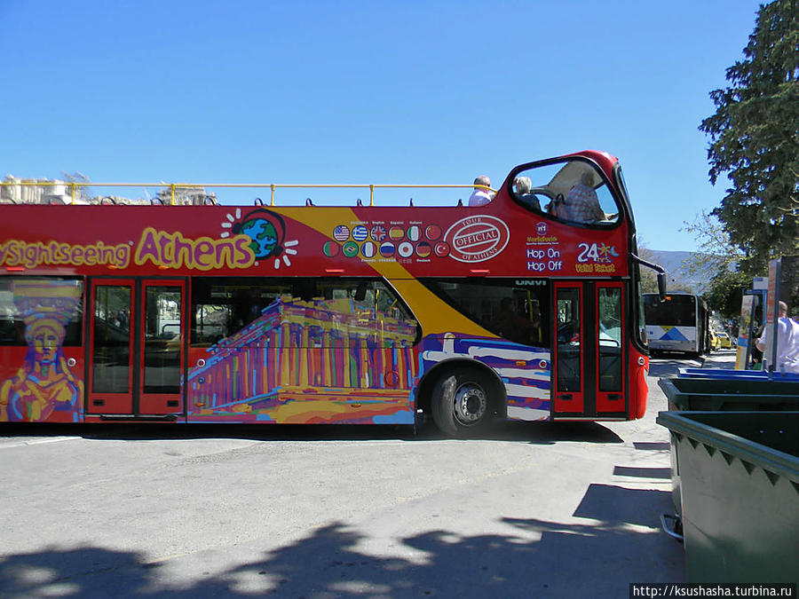 В Пирей — на туристическом автобусе Пирей, Греция