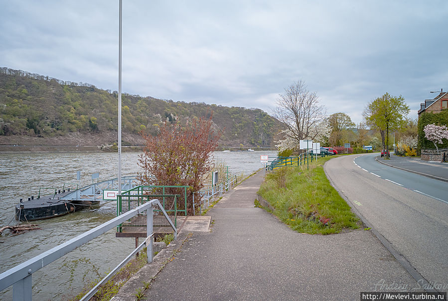 На пароме через Мозель Кобленц, Германия