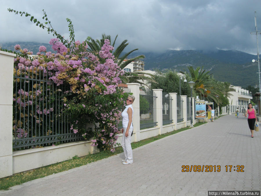 Набережная Бечичи Будва, Черногория