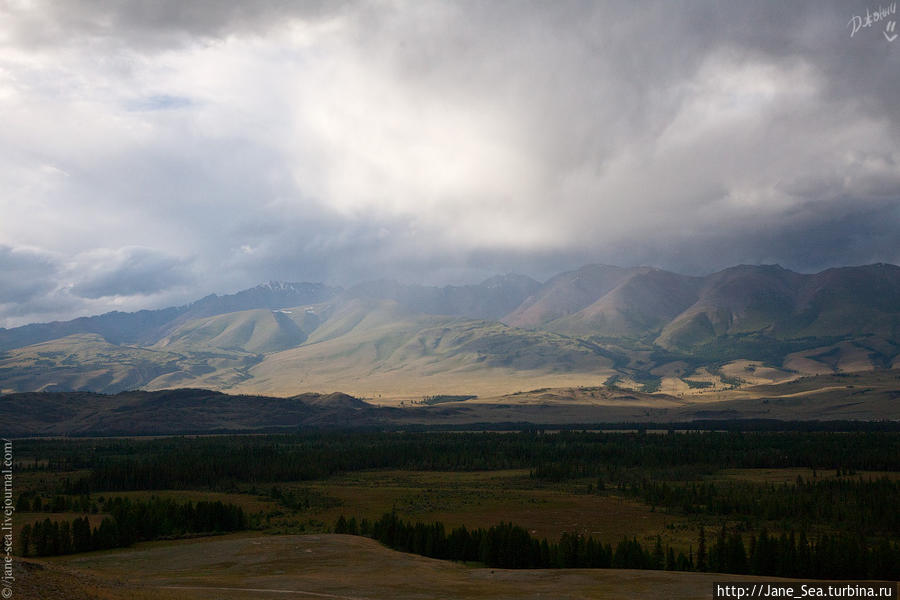 Курайская степь, Курайский хребет Республика Алтай, Россия