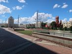 Площадь Независимости, костел Св. Симеона и Св. Елены и проспект Независимости.